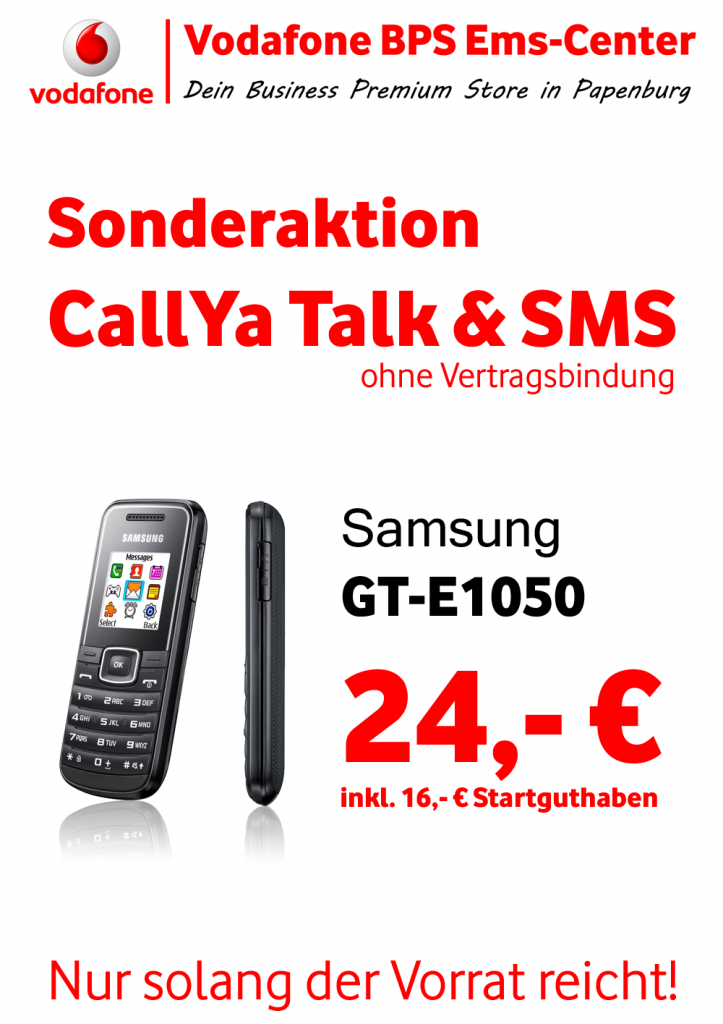 CallYa-Sonderaktion-E1050